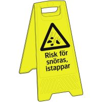 Skylt Risk F Snöras Istapp300x620pl SYSTEMTEXT