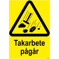 SKYLT TAKARB PÅG PLA 210X297MM