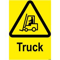 SKYLT TRUCK PLAST 210X297MM