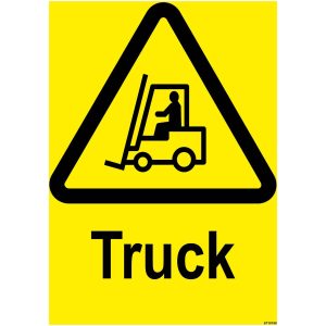SKYLT TRUCK PLAST 210X297MM