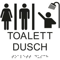 SKYLT WC DU D H TAK VI 150X150