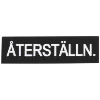 SKYLT ZBY00723 ÅTERSTÄLLN(SVART BAKGRUND)