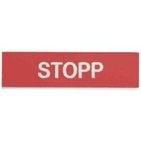 SKYLT ZBY02704 STOPP(RÖD BAKGRUND)