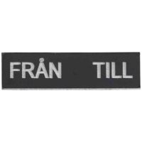 SKYLT ZBY02767 FRÅN-TILL