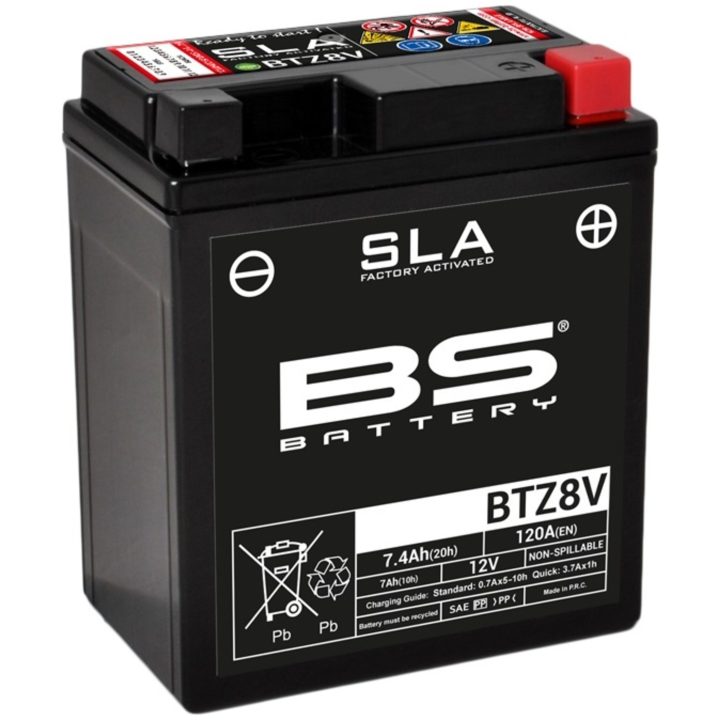 Sla Batteri Underhållsfritt Fabriksaktivt Btz8v BS BATTERY – bild 3