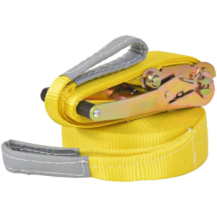 Slackline 15 m x 50 mm 150 kg gul vidaXL – bild 3