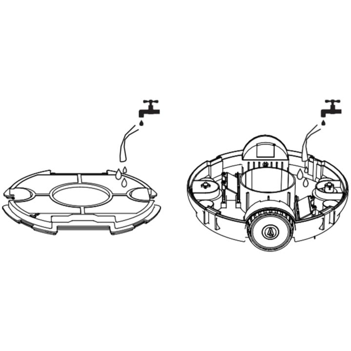 Sladdlös poolrobot 27 W vidaXL – bild 9