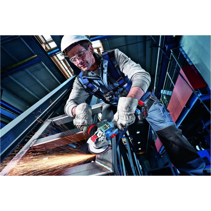 Sladdlös vinkelslip BITURBO med X-LOCK GWX 18V-15 SC Profess Bosch Pro – bild 4