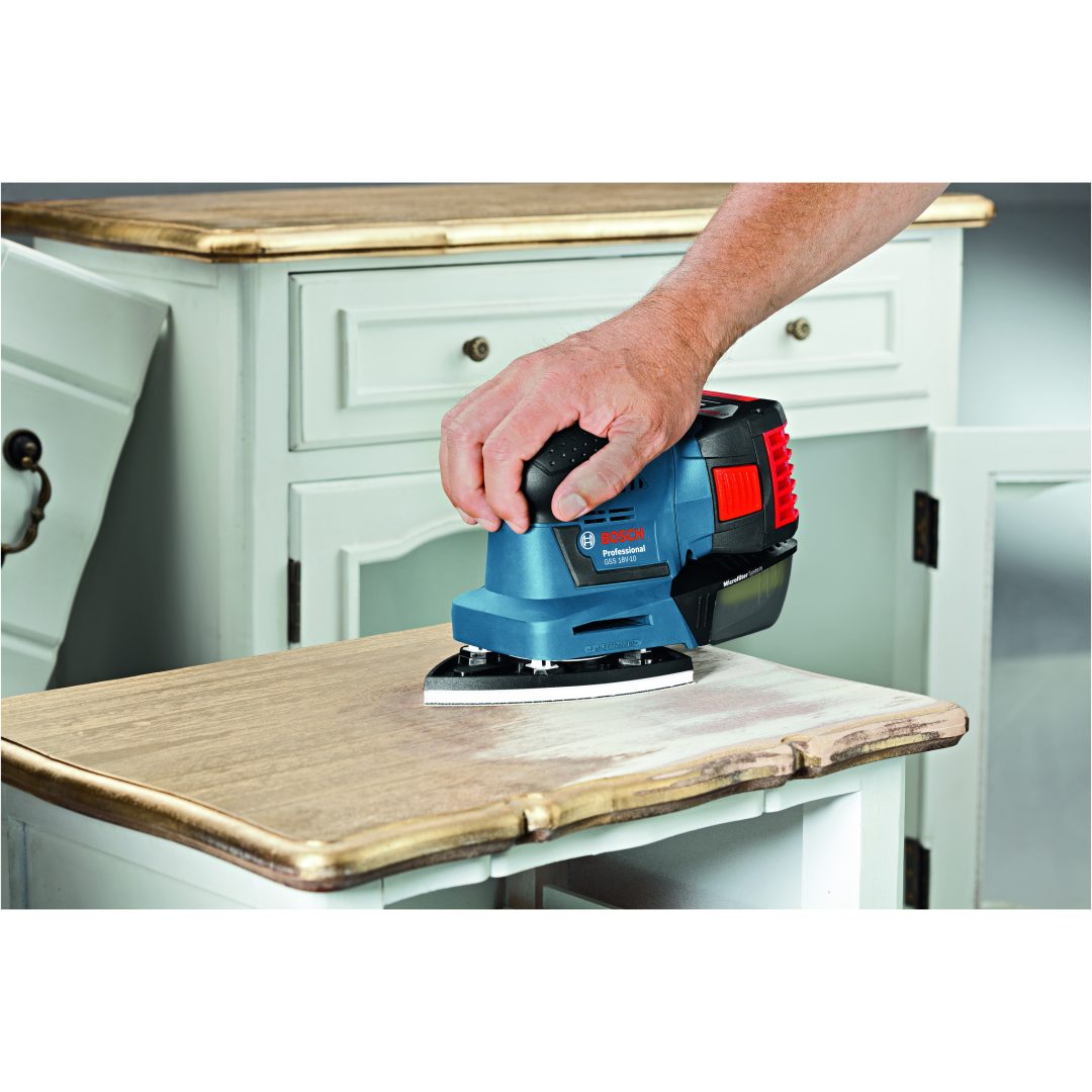 Sladdlösa excenterslipar GSS 18V-10 Professional Bosch Pro – bild 3