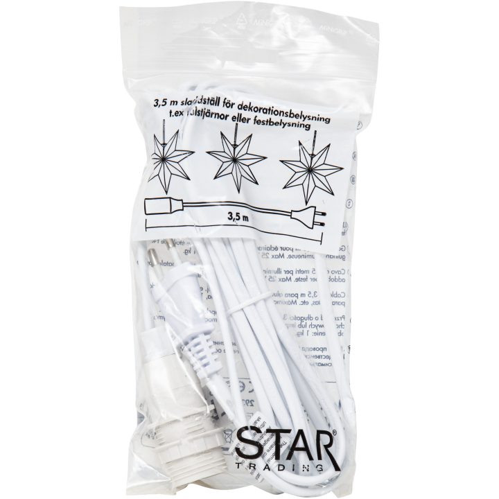 Sladdställ E14 Basic Vit Star Trading – bild 2