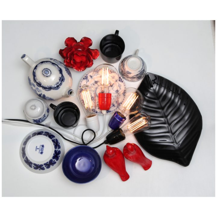 Sladdställ E27 Glaze Svart Star Trading – bild 13
