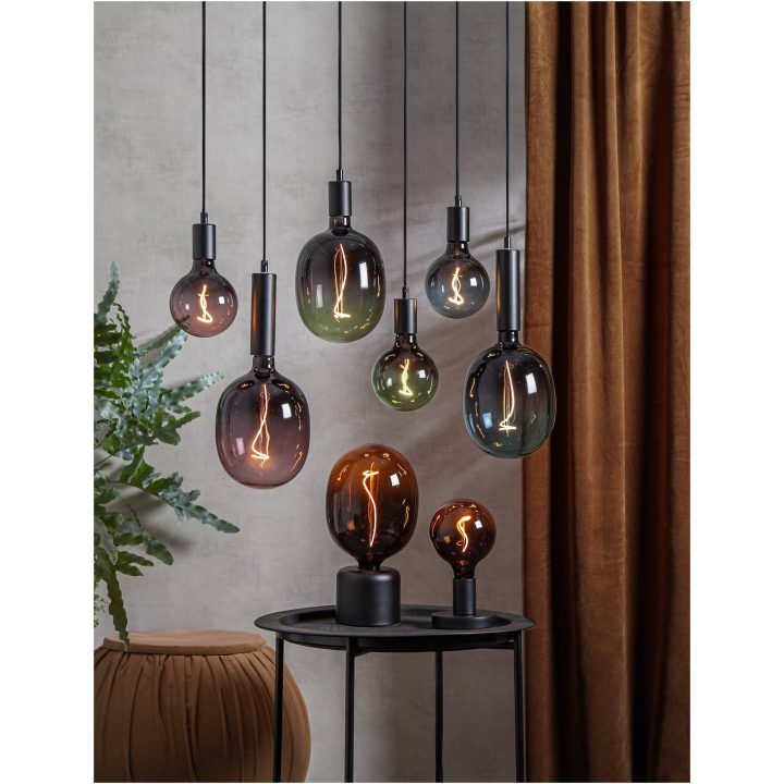 Sladdställ E27 Tub Svart Star Trading – bild 21