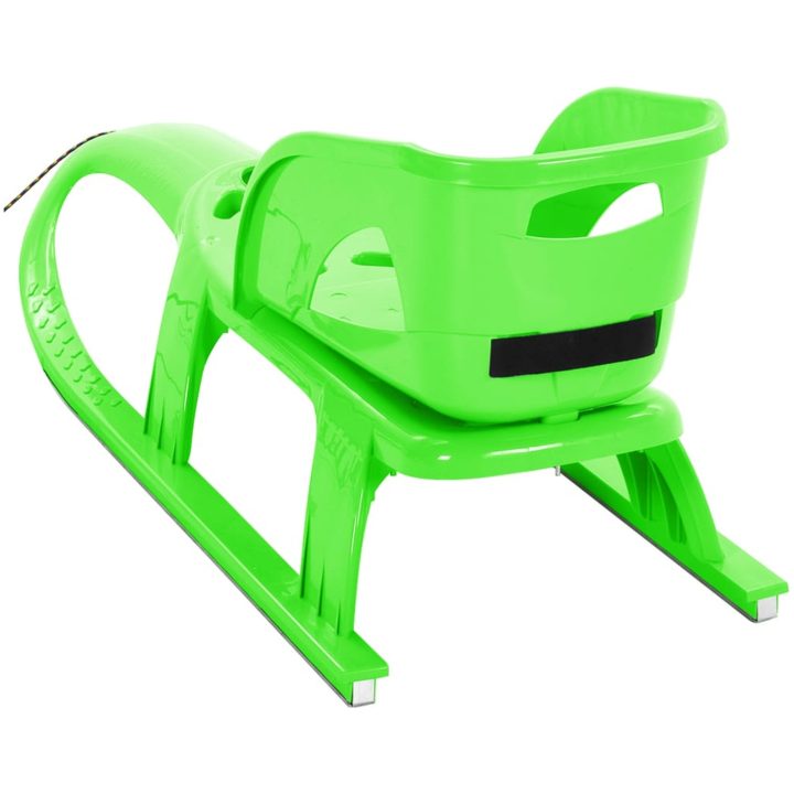 Släde med sits grön 102,5x40x23 cm polypropylen vidaXL – bild 4
