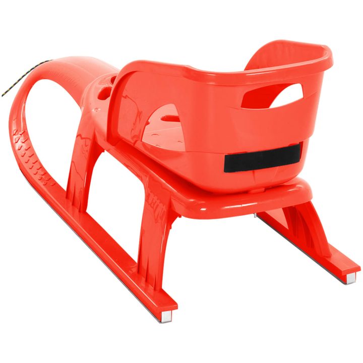 Släde med sits röd 102,5x40x23 cm polypropylen vidaXL – bild 4