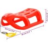 Släde röd 80x39,5x25,5 cm polypropylen vidaXL – miniatyr 7
