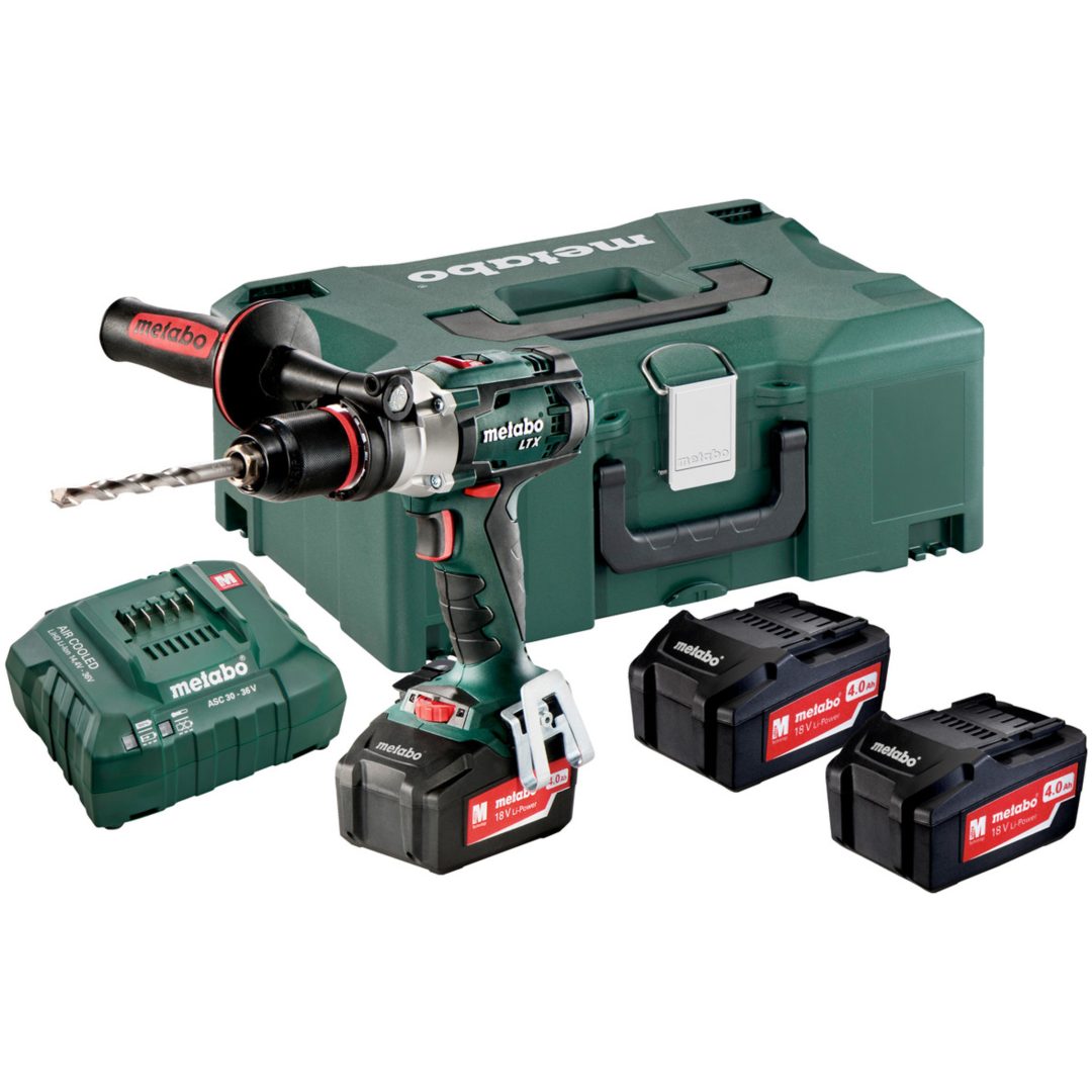 Slagborrmaskin 18V SB 18 LTX Impuls Set Med Li-jon Batteri METABO 18 V Med Li-jon Batteri