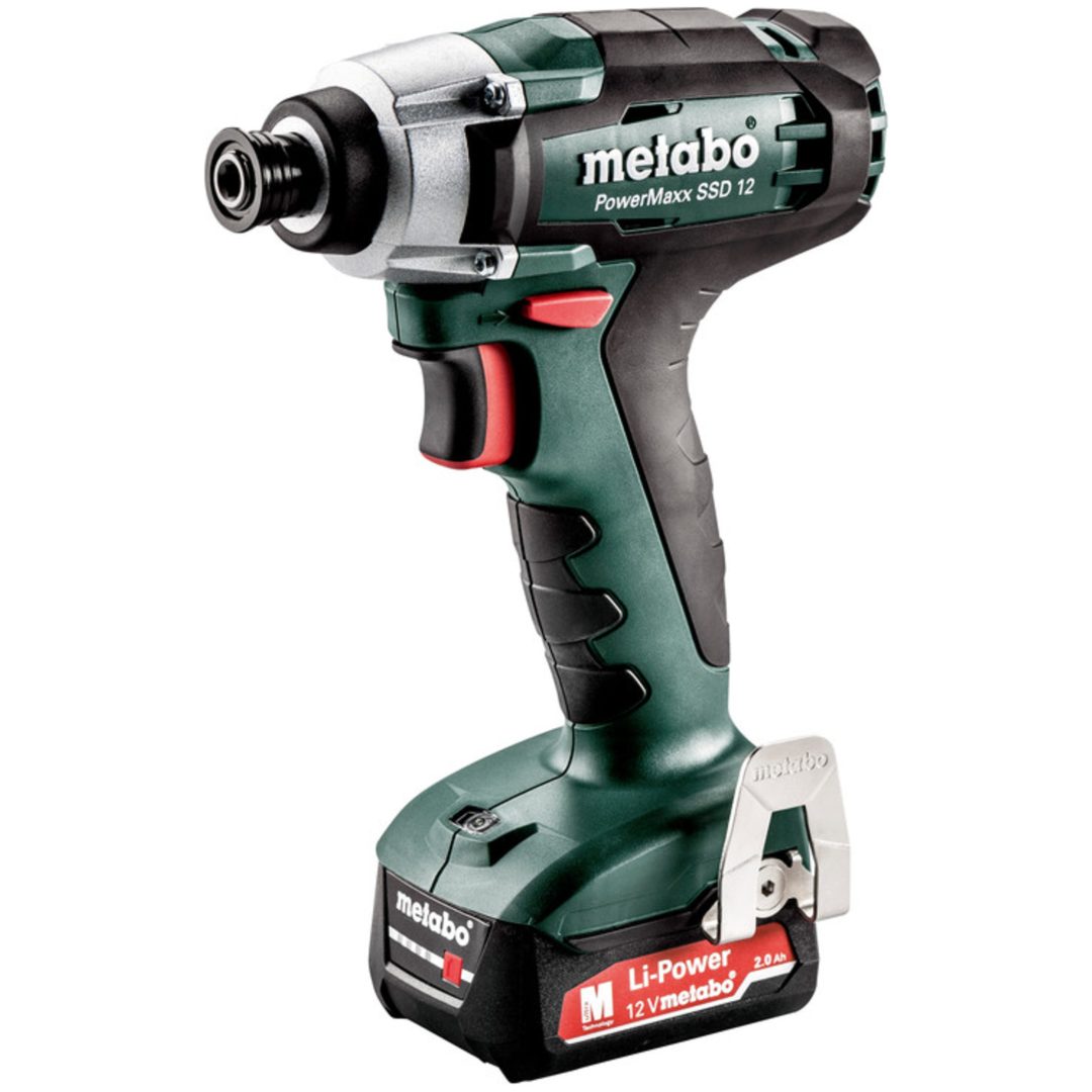 Slagskruvdragare 12V PowerMaxx SSD 12 Med Li-jon Batteri METABO 12 V Med Li-jon Batteri