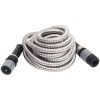 Slang med sprutmunstycke silver 0,6" rostfritt stål vidaXL 7.5 m – miniatyr 2