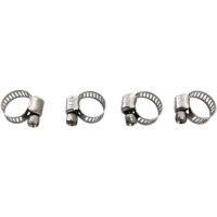 Slangklämma Gear Drive 4-pack Rostfritt Stål Silver MOOSE OFFROAD HARD-PARTS