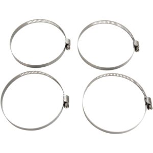 Slangklämma Gear Drive 4-pack Rostfritt Stål Silver MOOSE OFFROAD HARD-PARTS