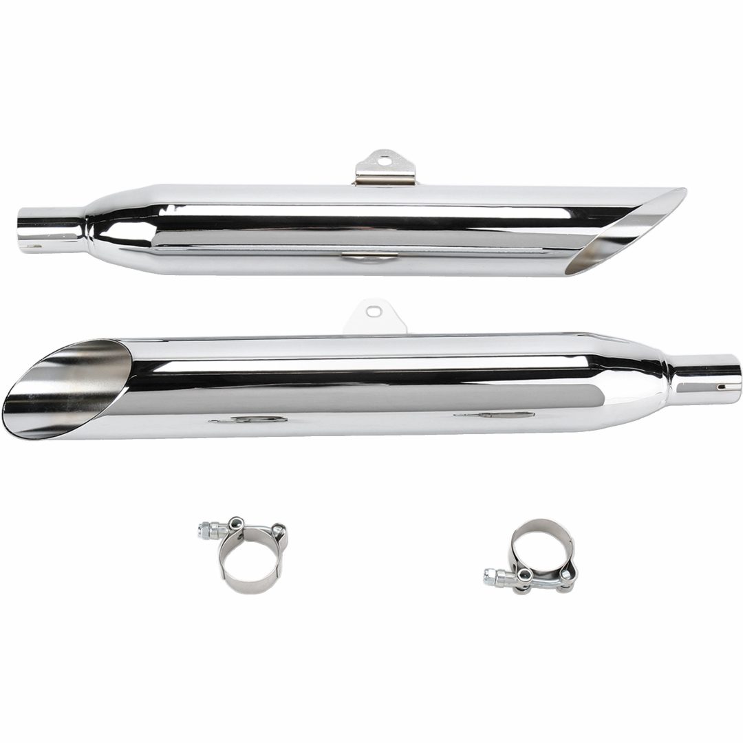 SLIP-ON Bologna Chrome COBRA Slash-Cut / Chrome