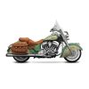 SLIP-ON Chieftain 4 tum Indian RINEHART RACING Krom med Svart End Cap – miniatyr 2