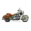 SLIP-ON Chieftain 4 tum Indian RINEHART RACING Krom med Svart End Cap – miniatyr 1