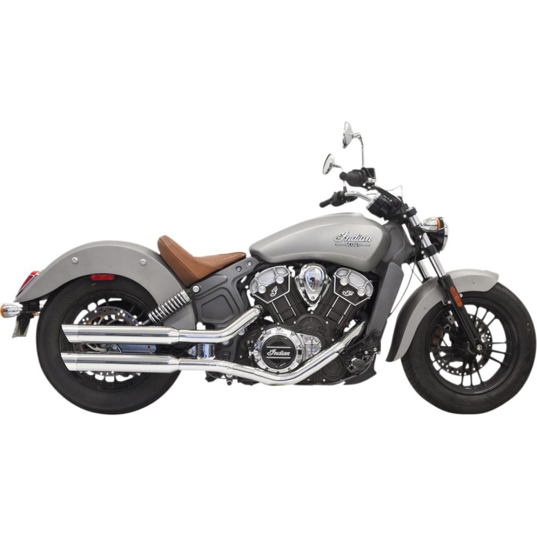 Slip-on Dämpare Classic Krom BASSANI XHAUST MUFFLERS 3 SCOUT CHR