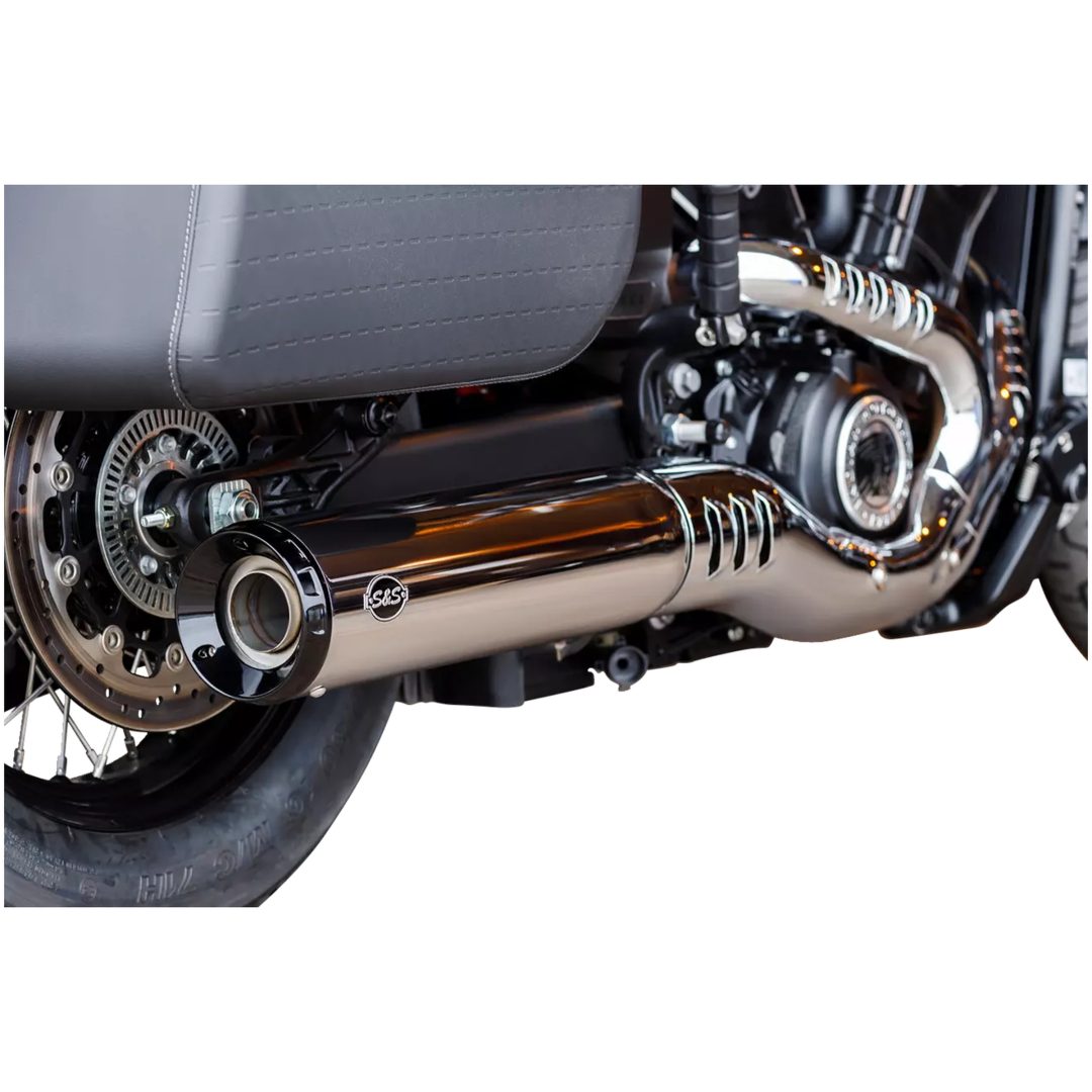 Slip-on Dämpare Grand National Krom S&S CYCLE – bild 2