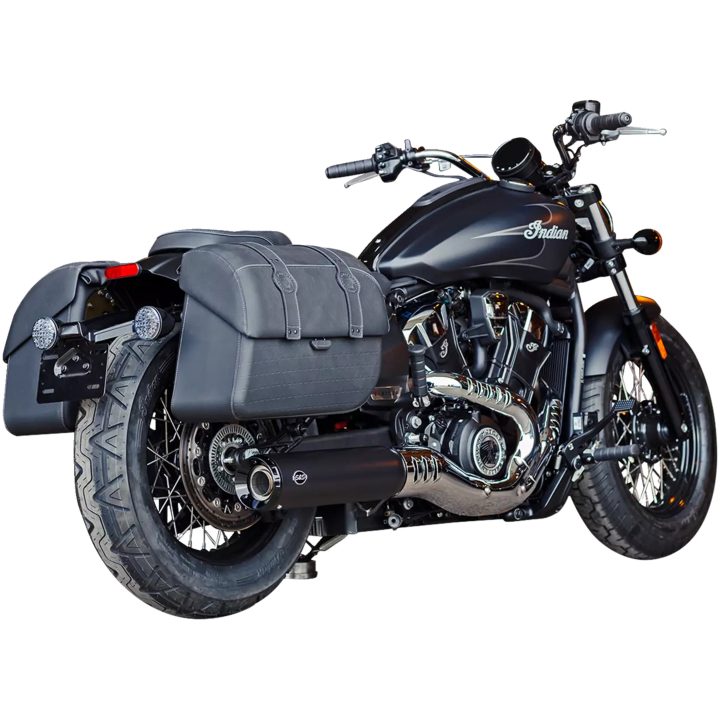 Slip-on Dämpare Grand National Svart S&S CYCLE – bild 2