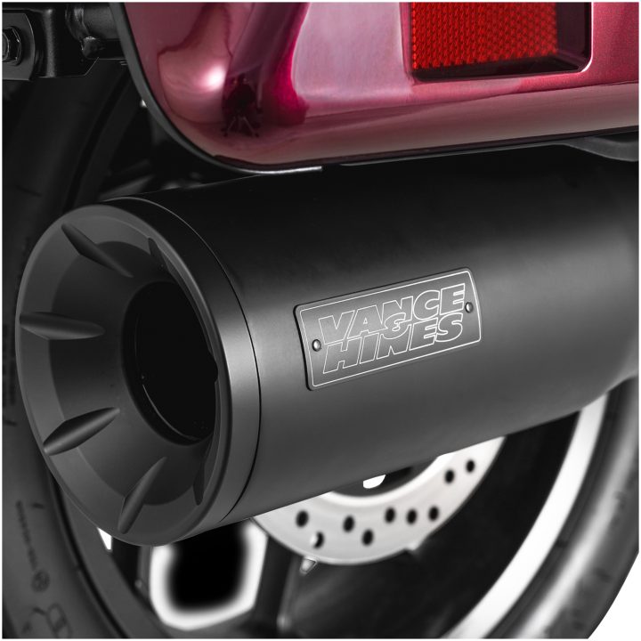Slip-on Dämpare Hi-output Svart Keramisk Matt VANCE & HINES – bild 2