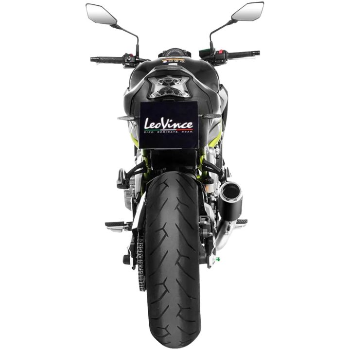 Slip-on Dämpare Lv-corsa Black Matt Svart LEOVINCE – bild 3