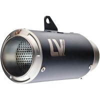Slip-on Dämpare Lv-corsa Black Matt Svart LEOVINCE