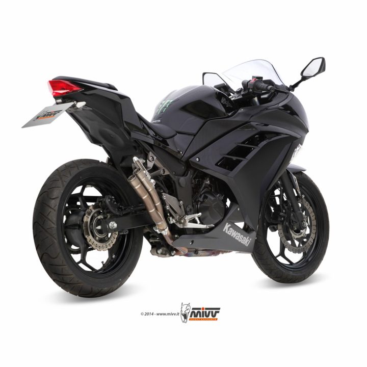 SLIP-ON DOUBLE GUN Titan MIVV SPORT – bild 2