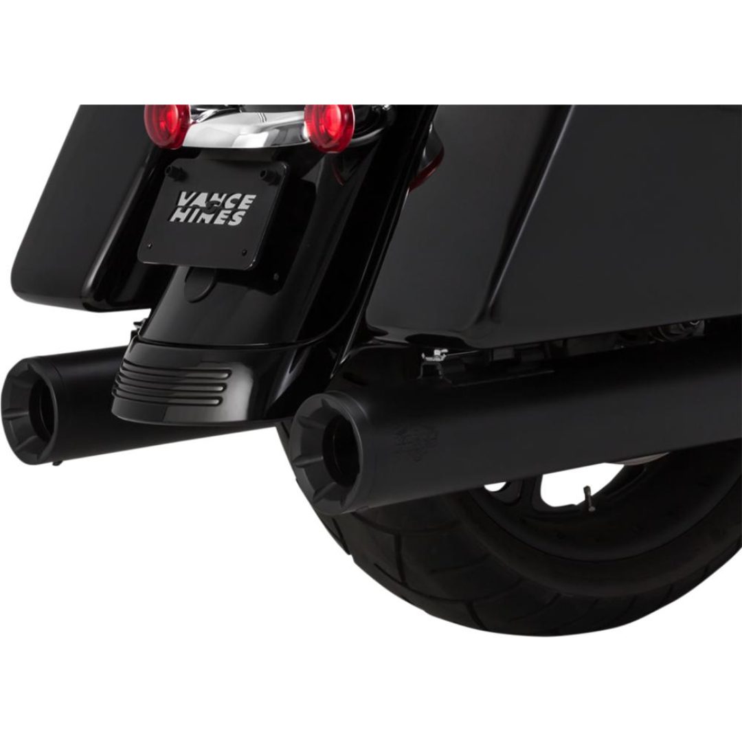 Slip-On Eliminator 400 Straight Can Stål VANCE & HINES MUFFLER ELIM BL/BL 17FL