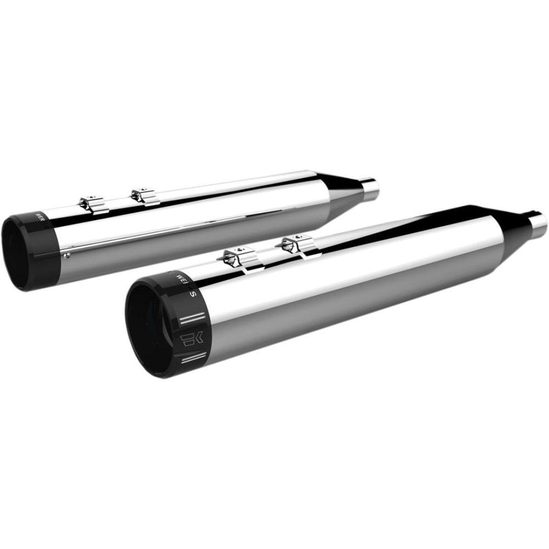 SLIP-ON HP Plus 4,5 Tum KHROME WERKS Chrome / Svart ände