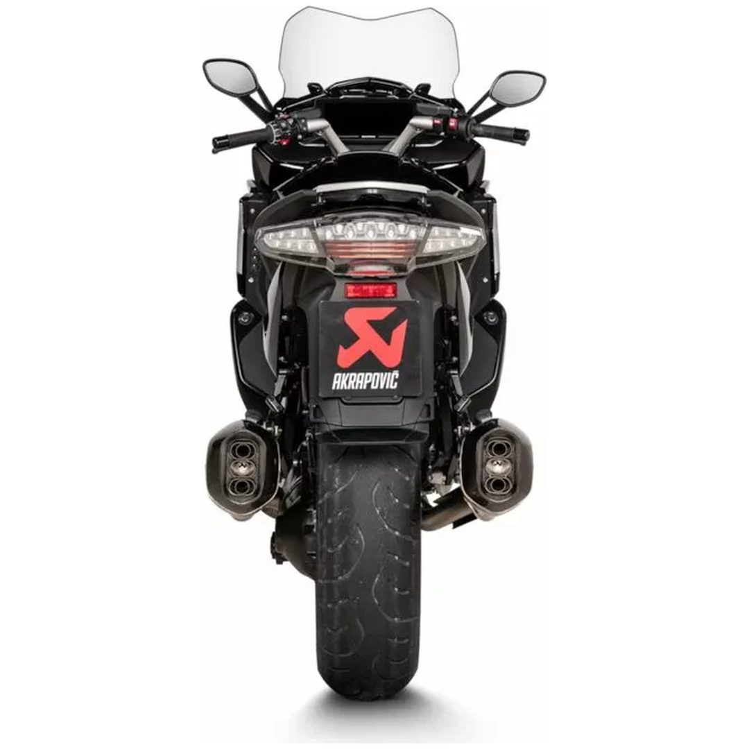 Slip-On Ljuddämpare Dubbel Titanlook AKRAPOVIC – bild 3