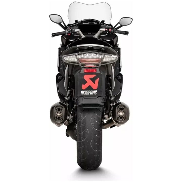 Slip-On Ljuddämpare Dubbel Titanlook AKRAPOVIC – bild 3