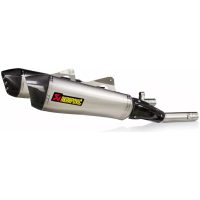 Slip-On Ljuddämpare Dubbel Titanlook AKRAPOVIC