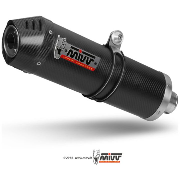 Slip-On Oval Carbon Cap Carbon MIVV – bild 2