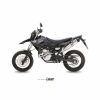 SLIP-ON OVAL Rostfritt/Kolfiber MIVV STRONGER ENDURO – miniatyr 2