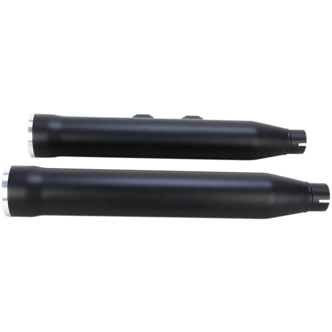 Slip-On Rund Stål COBRA RPT BLK FLSTN