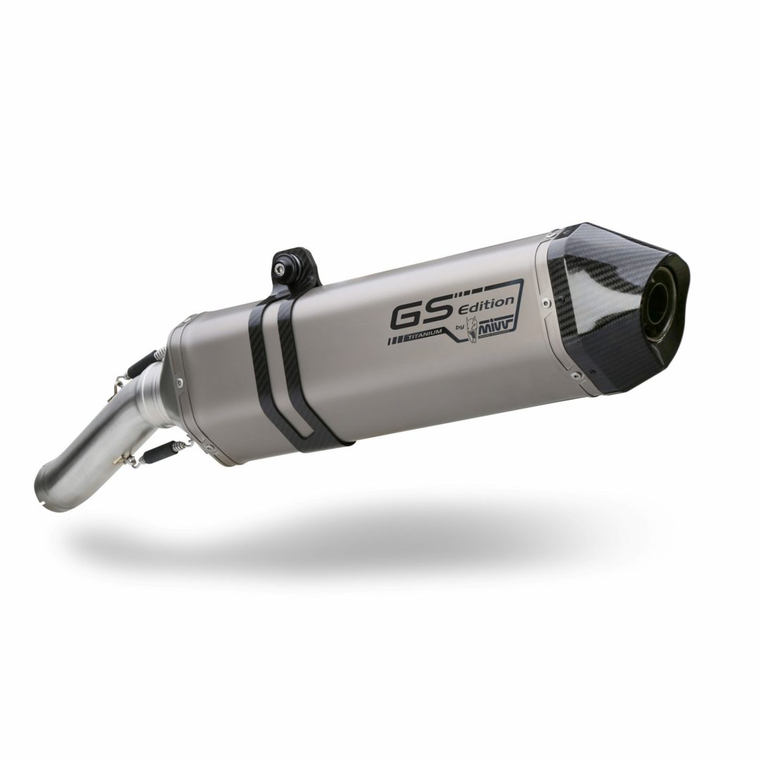 SLIP-ON SPEED EDGE Titan/Kolfiber MIVV SPORT