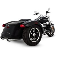 Slip-On Twin Slash Straight Can Stål VANCE & HINES