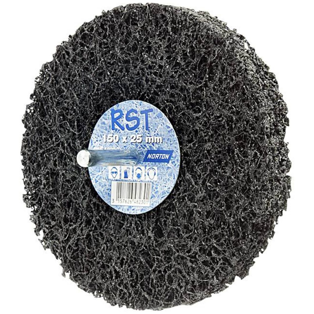 Slipnylonrondell med spindel Bear-Tex Rapid Strip NORTON RONDELL RAPID STRIP 75X13X6 XC