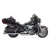 Slipon Megaphone Harley-Davidson 2-INTO-2 Chrome BASSANI XHAUST True Dual / Down Under – miniatyr 1
