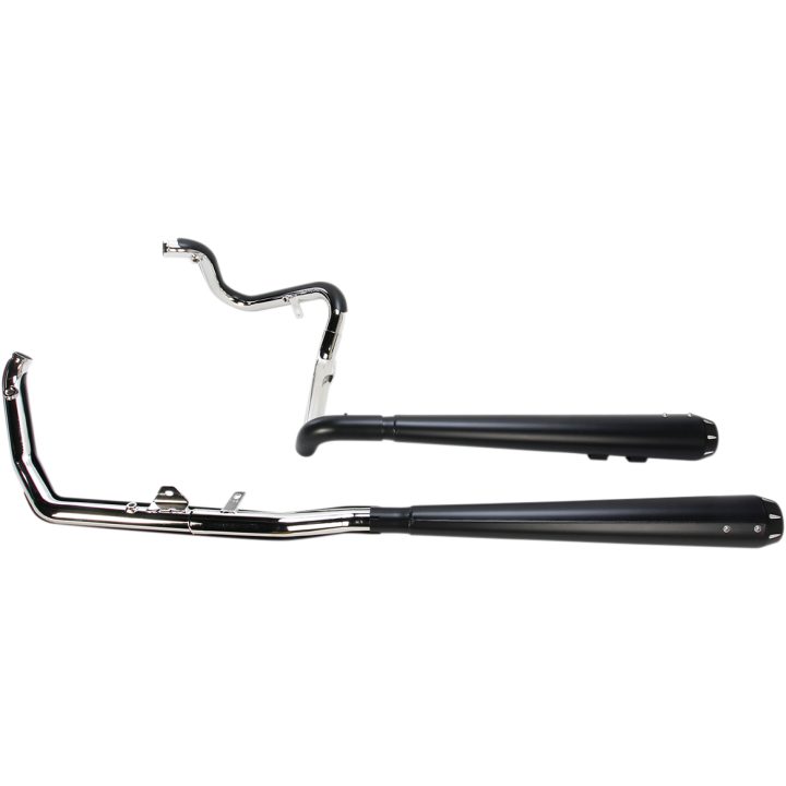Slipon Megaphone Harley-Davidson 2-INTO-2 Svart BASSANI XHAUST True Dual / Down Under – bild 4