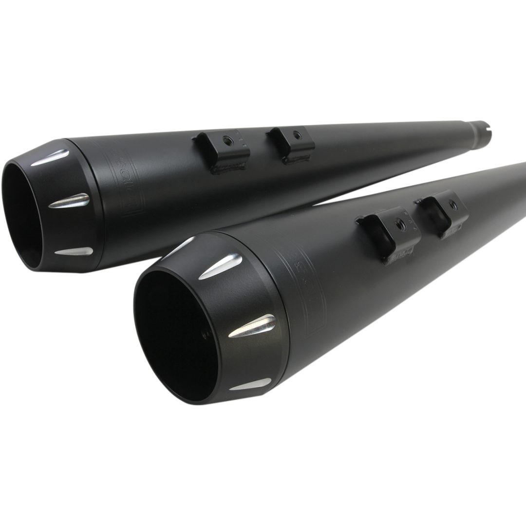 Slipon Megaphone Harley-Davidson 2-INTO-2 Svart BASSANI XHAUST True Dual / Down Under – bild 2