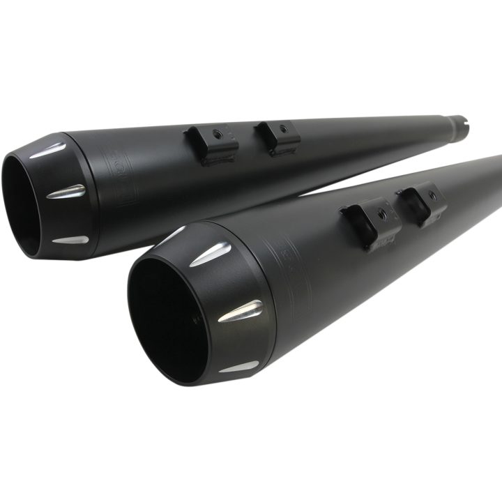 Slipon Megaphone Harley-Davidson 2-INTO-2 Svart BASSANI XHAUST True Dual / Down Under – bild 2