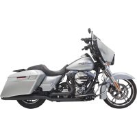 Slipon Megaphone Harley-Davidson 2-INTO-2 Svart BASSANI XHAUST